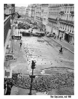 La cercana calle de Gay-Lussac la mañana del 7 de mayo